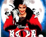 Disney&#39;s 101 Dalmatians [VHS 1999] 1995 Glenn Close, Jeff Daniels Live A... - £1.78 GBP