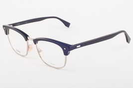 FENDI FF M0006 807 Black Silver Eyeglasses 50mm - £125.98 GBP