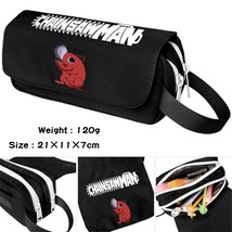  Chainsaw Man Waterproof Pencil Case Casual Zip Cosmetic Bag Student Make Up Bag - £51.61 GBP