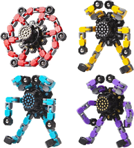 4pcs Transformable Spinners for Kids and Adults Stress Relief Sensory  - £15.47 GBP+