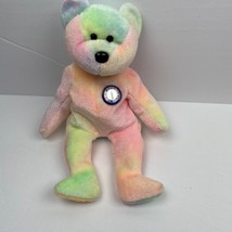 Ty Beanie Baby - Bb Birthday Bear Ty-Dye - £3.15 GBP