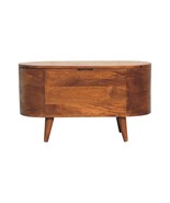 Artisan Furniture Chestnut Rounded Lid up Blanket Box - $6,510.47 MXN
