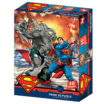DC Comics Superman vs. Doomsday 3D Image 300pc Puzzle Multi-Color - £17.19 GBP