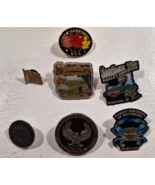 Lot of 5 Harley Davidson Pin Pinbacks Lapel Pins Jacket, Hat Or Vest - $470.22 MXN