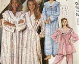 VINTAGE McCALL&#39;S ROBE &amp; NIGHTGOWN PATTERNS 6312 Size LRG &amp; XL Granny Cot... - £15.68 GBP