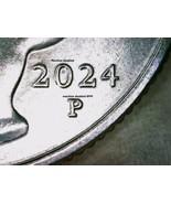2024-P-Patsy Mink Uncirculated Quarter. DDR. Die break on Reverse. Dbls - $7.99