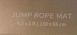Jump Rope Mat 4.3 ft x 2 ft - $15.84