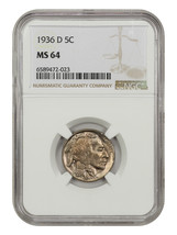 1936-D 5C NGC MS64 - £79.55 GBP