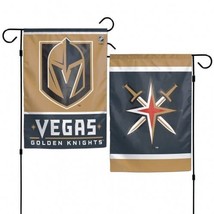 Vegas Golden Knights Flag 12x18 Garden Style 2 Sided - $810.65 MXN