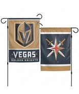 Vegas Golden Knights Flag 12x18 Garden Style 2 Sided - $810.65 MXN