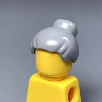 JKStore Grey Old Lady Hair Rare Minifigure - $3.50