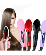 New 2019 Electric Hair Straightener Brush !  - $30.02 CAD