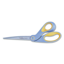 Westcott 14669 9 in. ExtremEdge Titanium Bent Scissors - Gray/Yellow New - $42.99