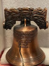 3.5" Copper Brass Liberty Bell Souvenir *Pre-Owned* g2 - $14.99
