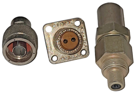 3pc RF / MICROWAVE COAX CONNECTOR / HAM RADIO / CB RADIO CONNECTORS - £19.68 GBP