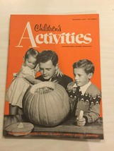 Children&#39;s Activities Magazine - October 1954 - Stories, Puzzles, Games, Poems - £6.39 GBP