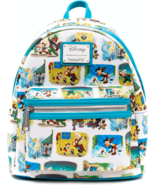Loungefly Disney Pinocchio Little Golden Book Scenes AOP Mini Backpack - $54.35 CAD