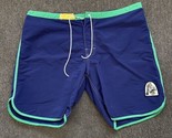 Kanvas By Katin Heritage Collection Board Shorts Mens 36 Trunks Blue Gre... - $23.38