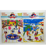 Vintage Mickey &amp; Friends Puffy Stickers Giant Pack Lot of 2 210503 - $568.44 MXN