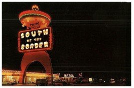 South of the Border SC Pedro&#39;s Restaurant I-95 at Night - £5.19 GBP