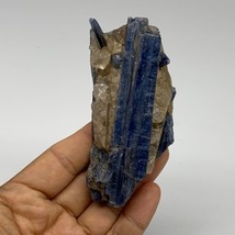176.3g,3.8&quot;x1.6&quot;x1.2&quot;,Blue Kyanite Quartz  Mineral Specimen @Brazil, B32888 - £27.58 GBP