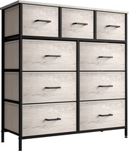 Sorbus Dresser With 9 Faux Wood Drawers - Storage Unit Organizer Chest For - £104.65 GBP