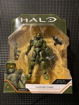 Halo Infinite Master Chief Commando Rifle Grappleshot Figure Base 4&quot; Series 3 - £9.27 GBP