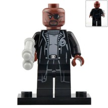 Agent Nick Fury - Spiderman Far From Home Marvel Minifigure Gift Toy New - $2.90