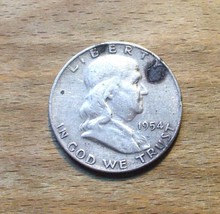 1954 - D Silver Franklin Half Dollar - 90% Silver - £11.78 GBP