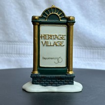 Dept 56 Hertiage Village Sign Christmas Village Accessory (no box) from 1990 - £9.64 GBP