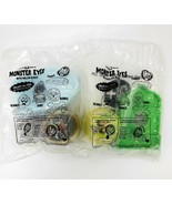 2X Taco Bell Monster Eyes w Roller Base Scares Fangs Sealed in Bag Vintage  - $20.36 CAD