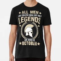 All Man Are Created Equal But Only Legends Born In October S-5XL USA T-Shirt - £17.58 GBP