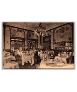 Montreux-Palace Hotel Ristorante Interno Svizzera Unp DB Cartolina - £4.50 GBP