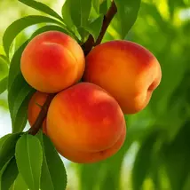 Early Elberta Peach Tree: Fast-Growing, Self-Pollinating, Sweet Yellow P... - $329.90