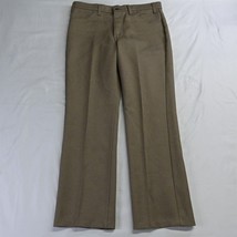 Vtg Levi&#39;s 36 x 34 Brown Polyester Vtg 517 Bootcut 5 Pocket Mens Pants - £18.80 GBP