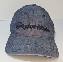 Taylormade Golf Hat Cap Strapback Lightweight Blue Denim Appearance Dad Hat - £9.71 GBP