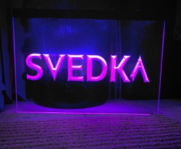 Svedka Vodka Illuminated Led Neon Sign Decor Bar, Pub, Lights Décor Craf... - £20.33 GBP+