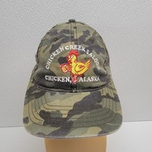 Chicken Creek Saloon Chicken Alaska Embroidered Chicken Logo Hat Cap Cam... - £27.61 GBP