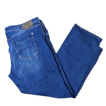 Mavi Jeans Matt Men&#39;s 40X30 Straight Leg Blue Stretch Denim - £17.36 GBP