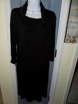 Liz Lange Maternity Black Cowl Neck 3/4 Sleeve Dress Size M Women&#39;s New - £21.99 GBP