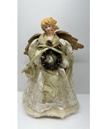Angel Christmas Tree Topper Table Top Sitter Cream &amp; Gold 16” - €17,07 EUR