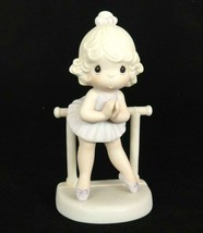 Precious Moments 6&quot; Ballerina Figurine Lord Keep Me On My Toes 1985 Vintage - $9.89