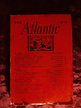 Atlantic July 1937 Owen Lattimore James Gould Cozzens Harold Nicolson +++ - £6.84 GBP