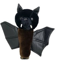 Dakin Bat Hand Puppet Halloween Plush Flying Fox Pretend Play Stella Luna 80s - £28.76 GBP