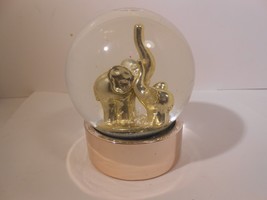 Elephant Mother and Baby Snow water Globe Trunks up - £11.06 GBP