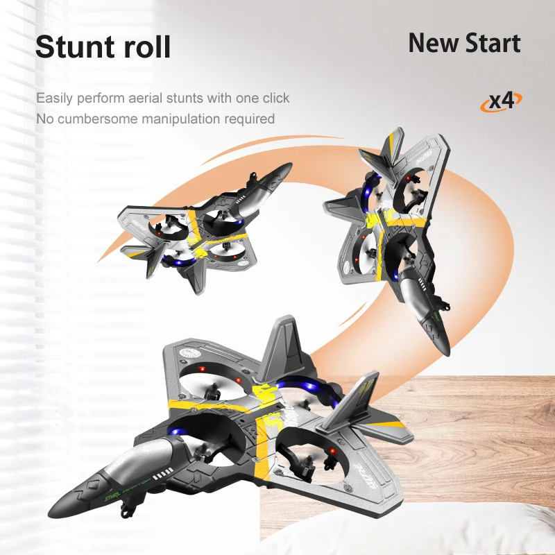 Play RC Remote Control Airplane 2.4G Remote Control Fighter Hobby Plane Glider A - £55.78 GBP