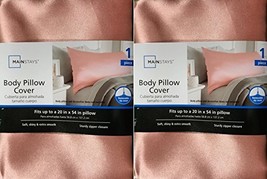 Mainstays Microfiber Body Pillow Cover - Blush 2-pack - £18.10 GBP