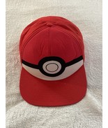 Pokemon 2020 Poke Ball Youth Ball Red Cap Hat Snapback OSFM Adjustable - $10.97 CAD