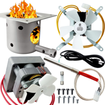 Auger Motor Induction Fan Kit Fire Burn Pot Hot Rod Igniter for Traeger Pit Boss - £67.79 GBP