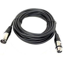 HQRP 25ft 3-pin XLR Male to XLR Female Microphone Cable, Cord, Mic Cord, XLR Bal - £23.59 GBP